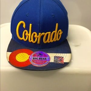 Mens Big Bear Colorado baseball cap